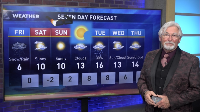 Evening weather forecast for April 4, 2024