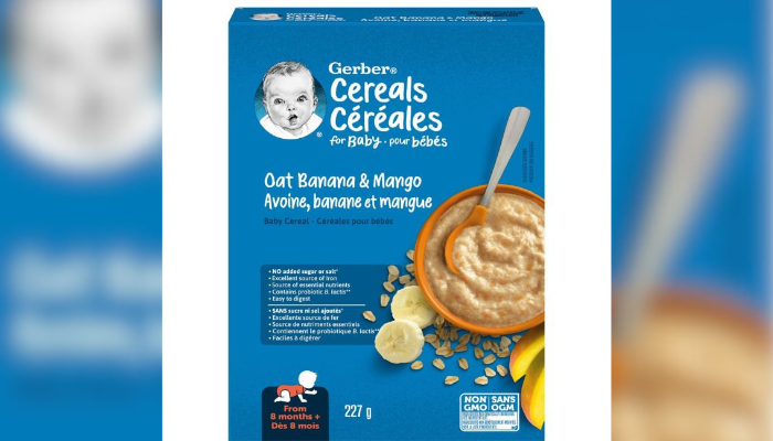 gerber cereal recall