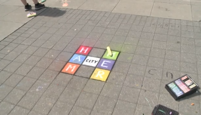 Hamilton chalk fest