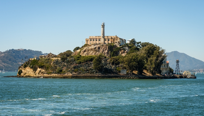 The island of Alcatraz