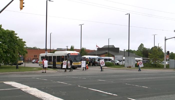 Striking water workers HSR