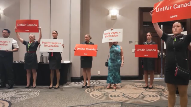 Protest Air Canada Strike