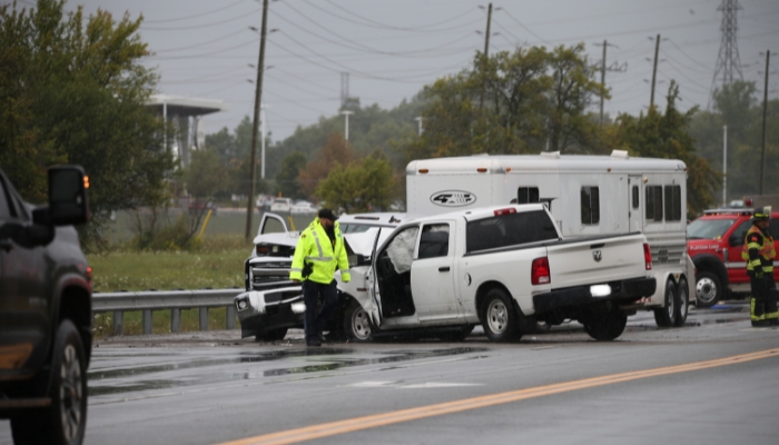 head-on crash Welland