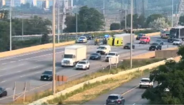 tractor trailer rollover fairview