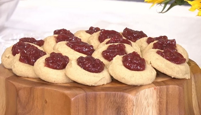 Nut-Free PB&J Thumbprint Cookies