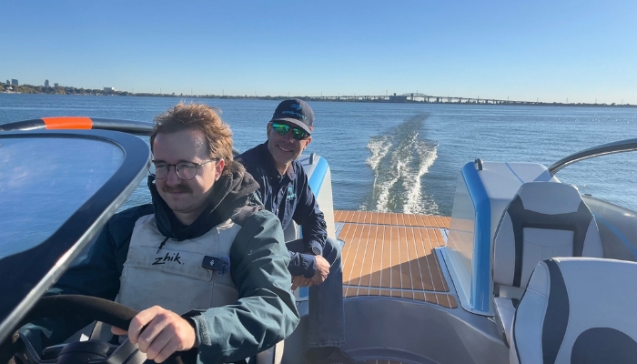 ENVGO prototype boat Burlington