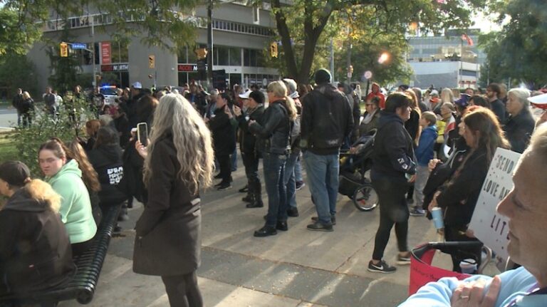 Welland toddler sexual assault rally