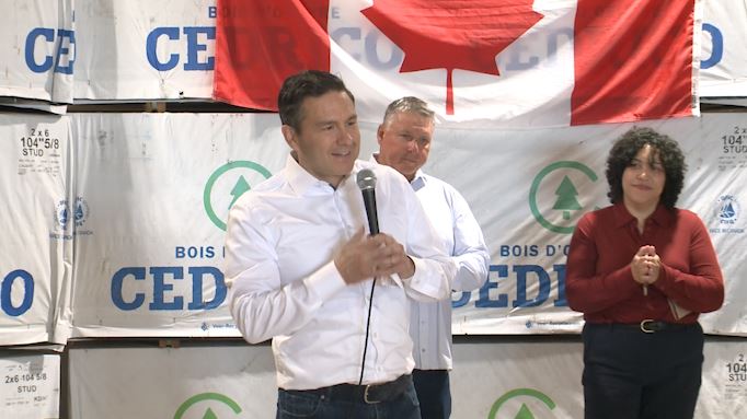 Poilievre Stoney Creek Carney visit