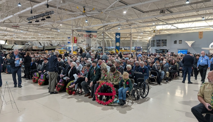 2025 Remembrance Day at Canadian Warplane Heritage Museum