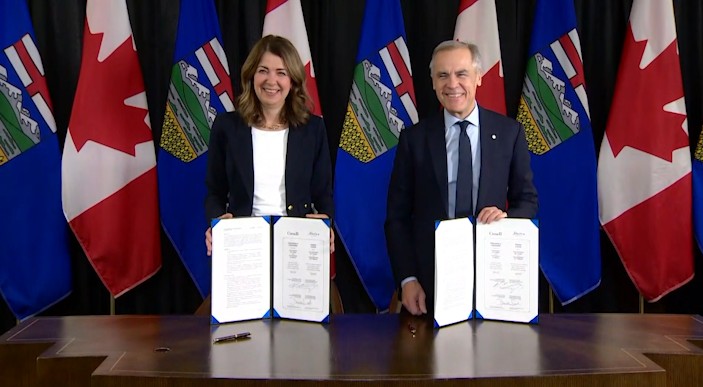 Carney Alberta pipeline agreement