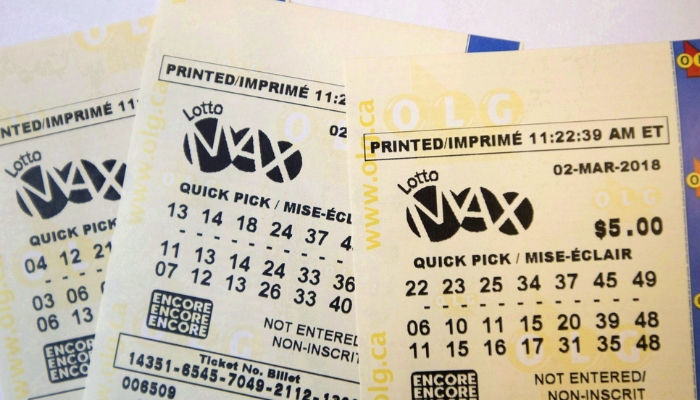 CP ONLY -- Lotto Max ticket