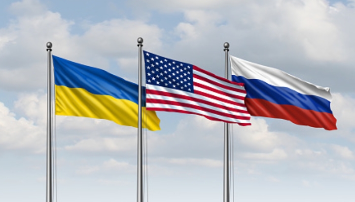 usa russia ukraine flags