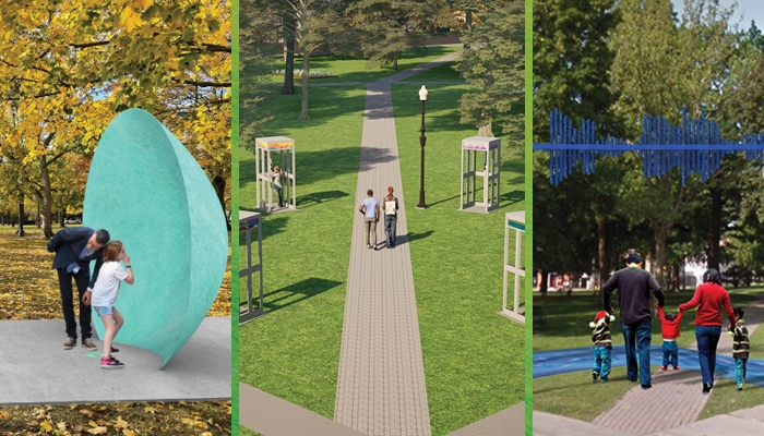 Brantford 150th telephone anniversary art project