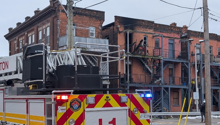 Hamilton Triplex Fire