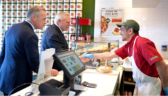 Doug Ford and Mark Carney