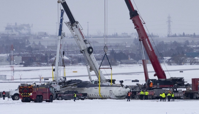 CP ONLY - Delta Plane crash at Pearson Airport