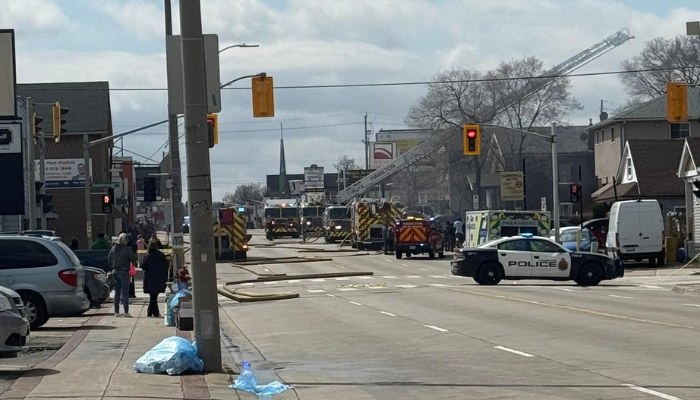 Roxborough Avenue structure fire