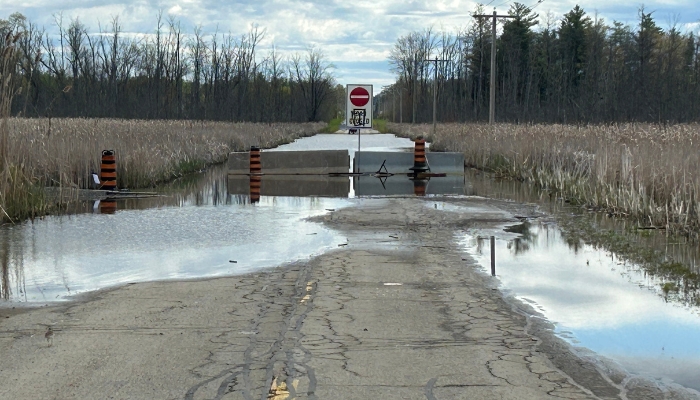Flamborough neighbourhood flooding
