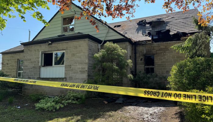 Hamilton Mountain suspicious house fire