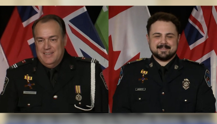 Ontario Medal Paramedic bravery