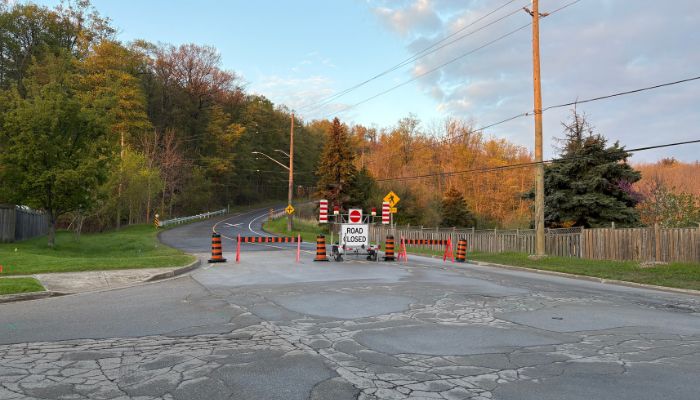 Dewitt Road closure