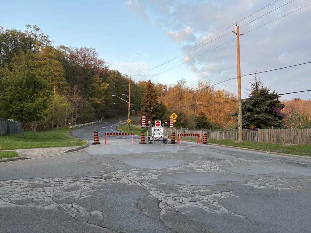 Dewitt Road closure