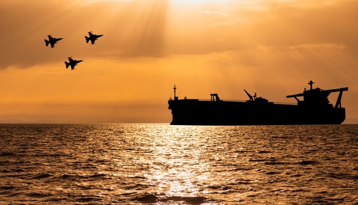 oil tanker ships navy air force strait of hormuz iran