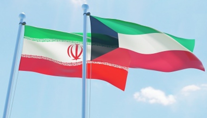Iran Kuwait flags