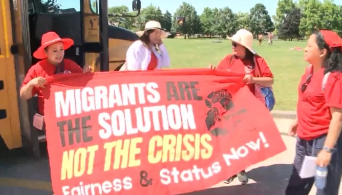 Migrant workers caravan Niagara