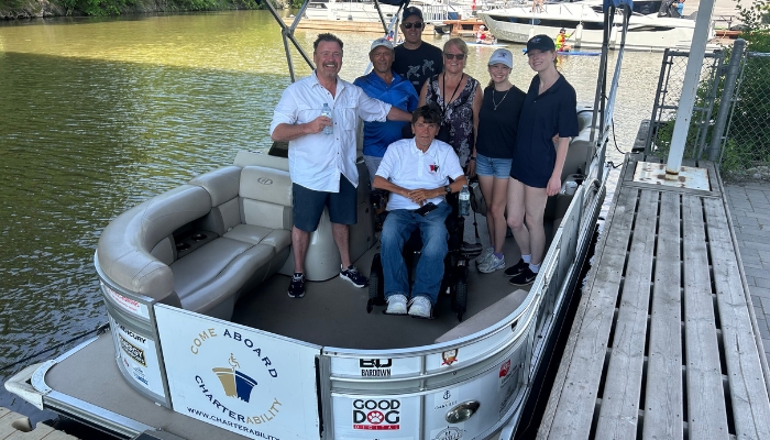 Oakville CharterAbility boating accessibility