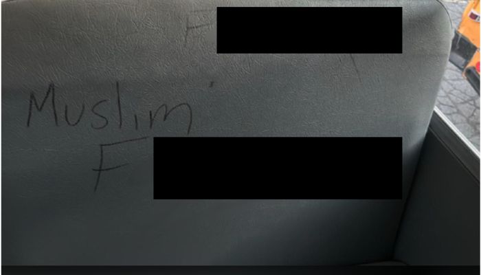 Waterdown Islamic School bus vandalized