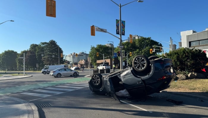 Hamilton crash