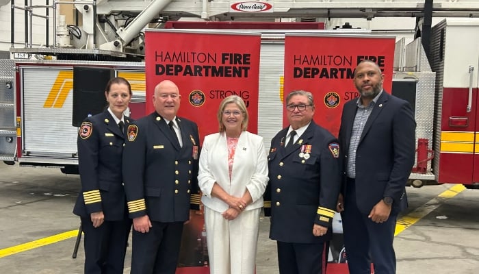 Hamilton fire truck donations