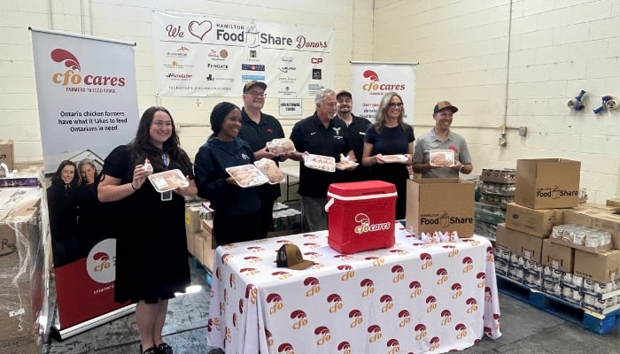 Hamilton chicken food bank