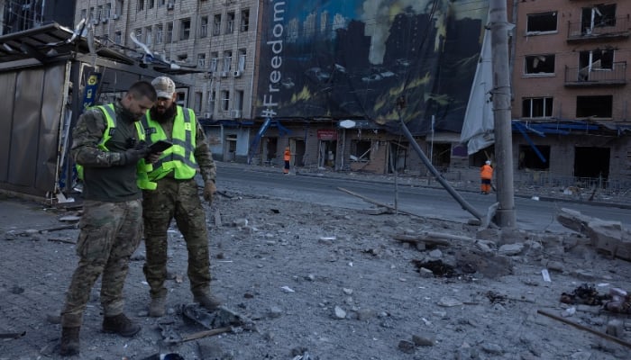 Russian missile strikes on Kyiv, Ukraine-2286159008 700x400