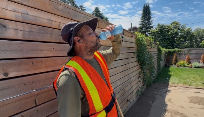 Construction heat wave