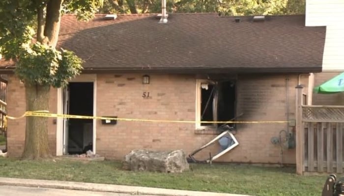 hamilton townhouse fire
