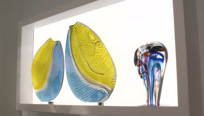 Paull Rodrigue glass blowing