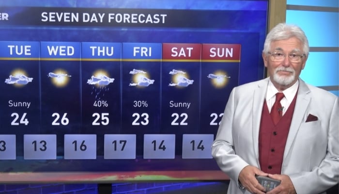 Evening weather aug 23 2026