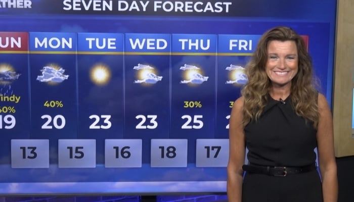 Evening weather aug 22 2026