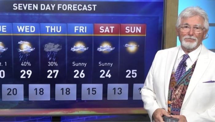 Evening weather aug 30 2026