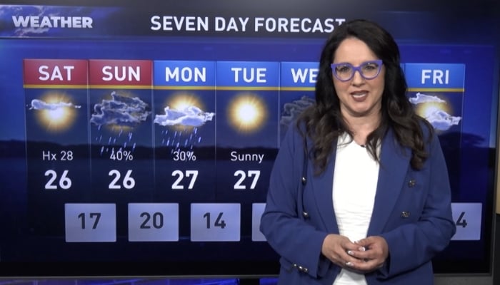 Evening weather aug 15 2026