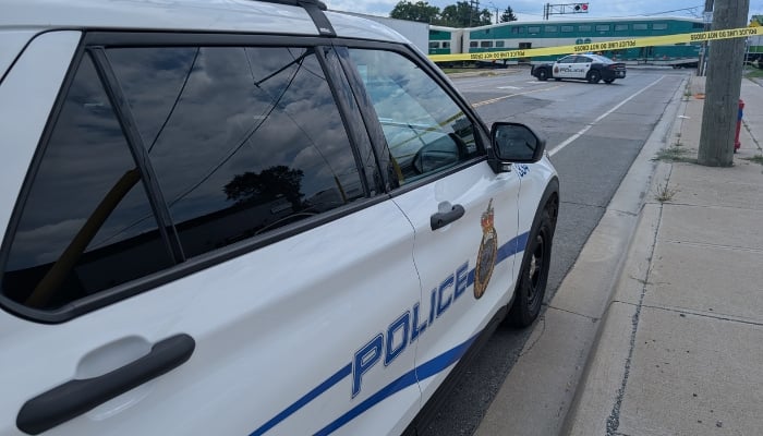 person hit by train Confederation GO