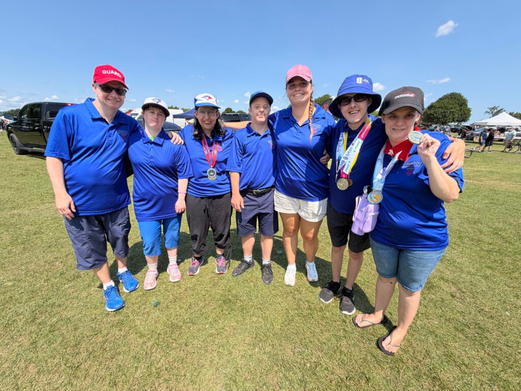 Ontario Special Olympians at Cops and Rodders