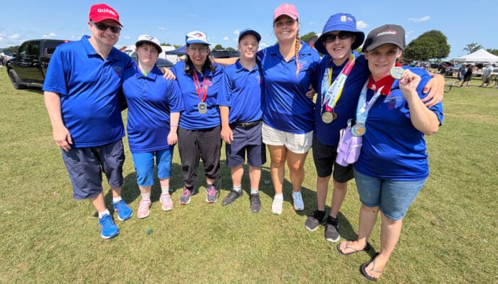 Ontario Special Olympians at Cops and Rodders