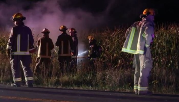 Lincoln Cornfield Crash 