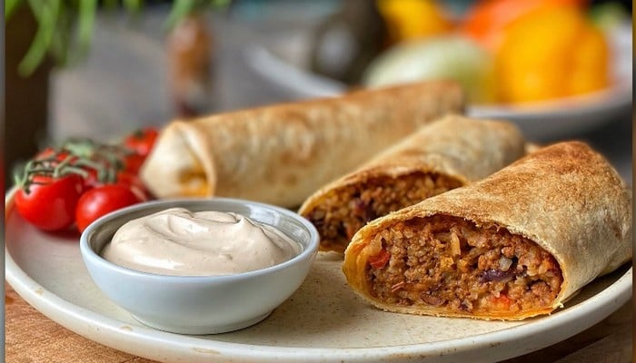 Crispy Baked Chimichangas