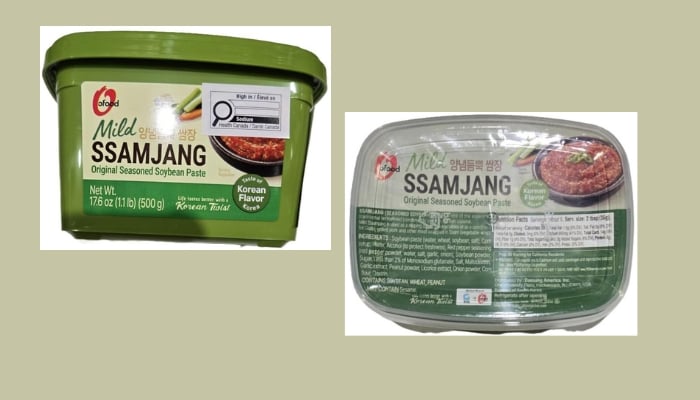 Recalled Soybean Paste