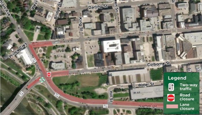 Brantford road work