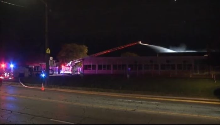 Fire Brock University Hamilton